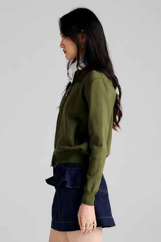 Runaway Knit Cardigan Green