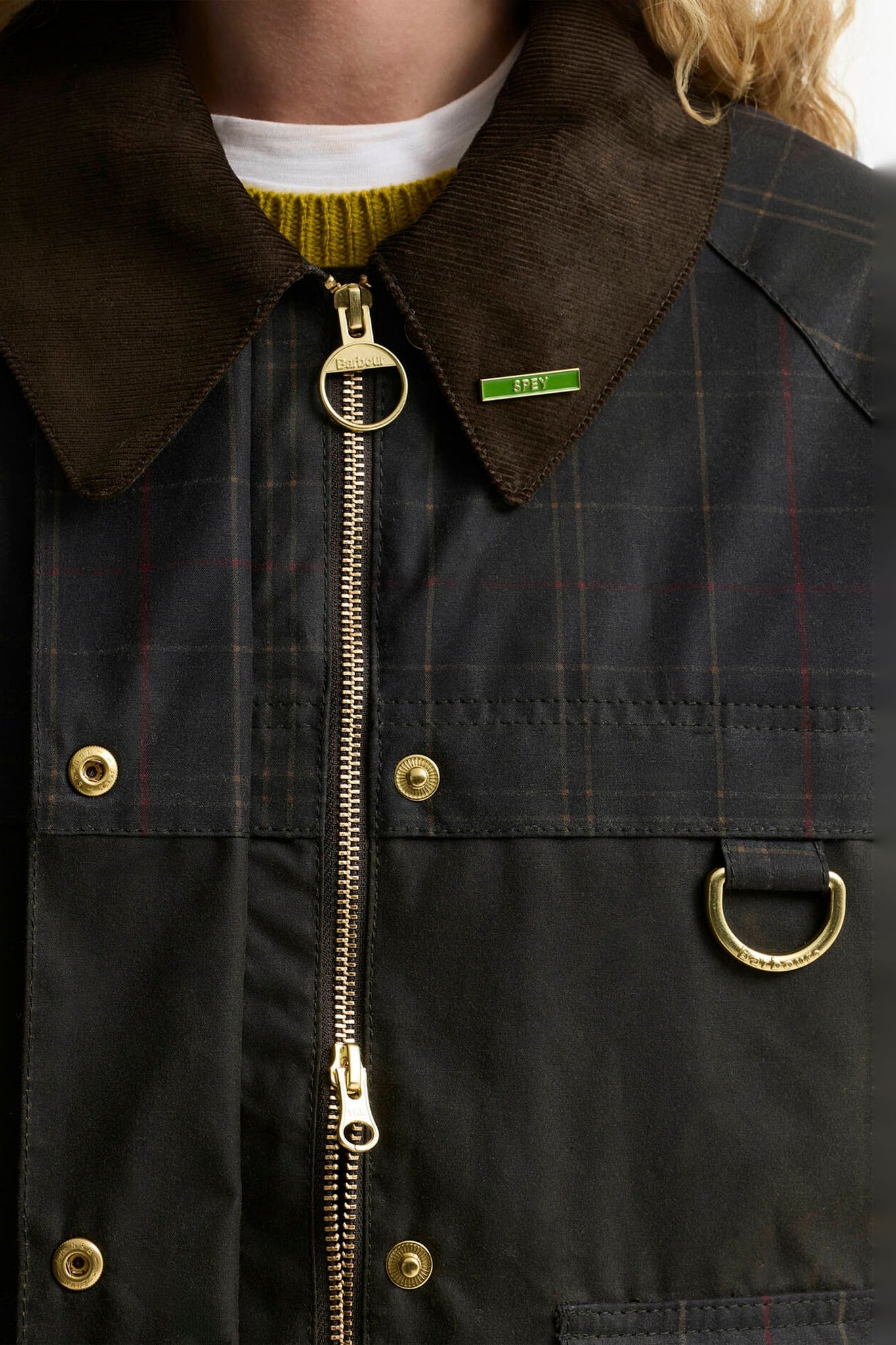 Tartan Reimagined Icons Tartan Spey Wax Jacket Classic Tartan/Olive