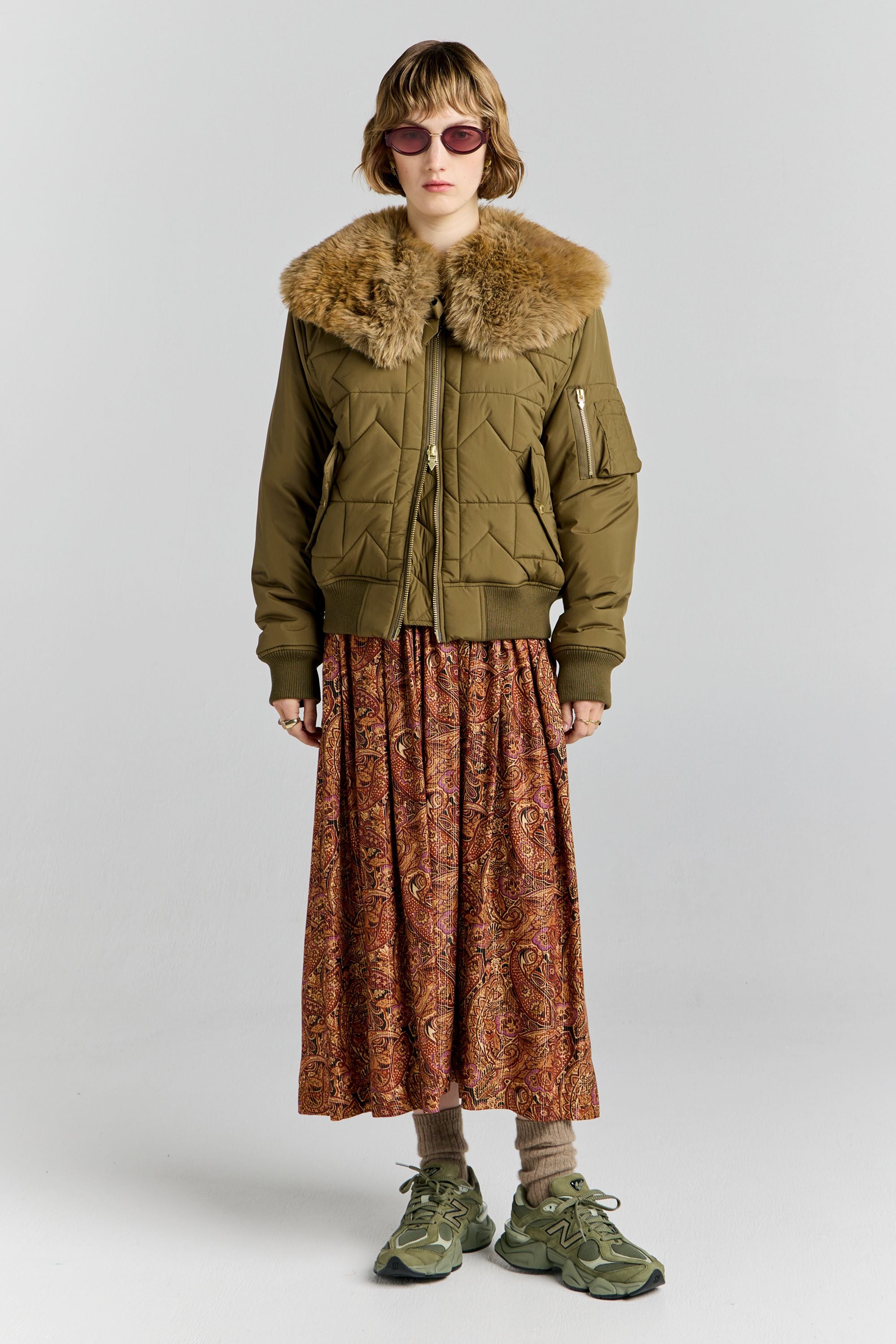 karen walker グレー 花柄 ジャケット UK 8 Clothing – Karen Walker