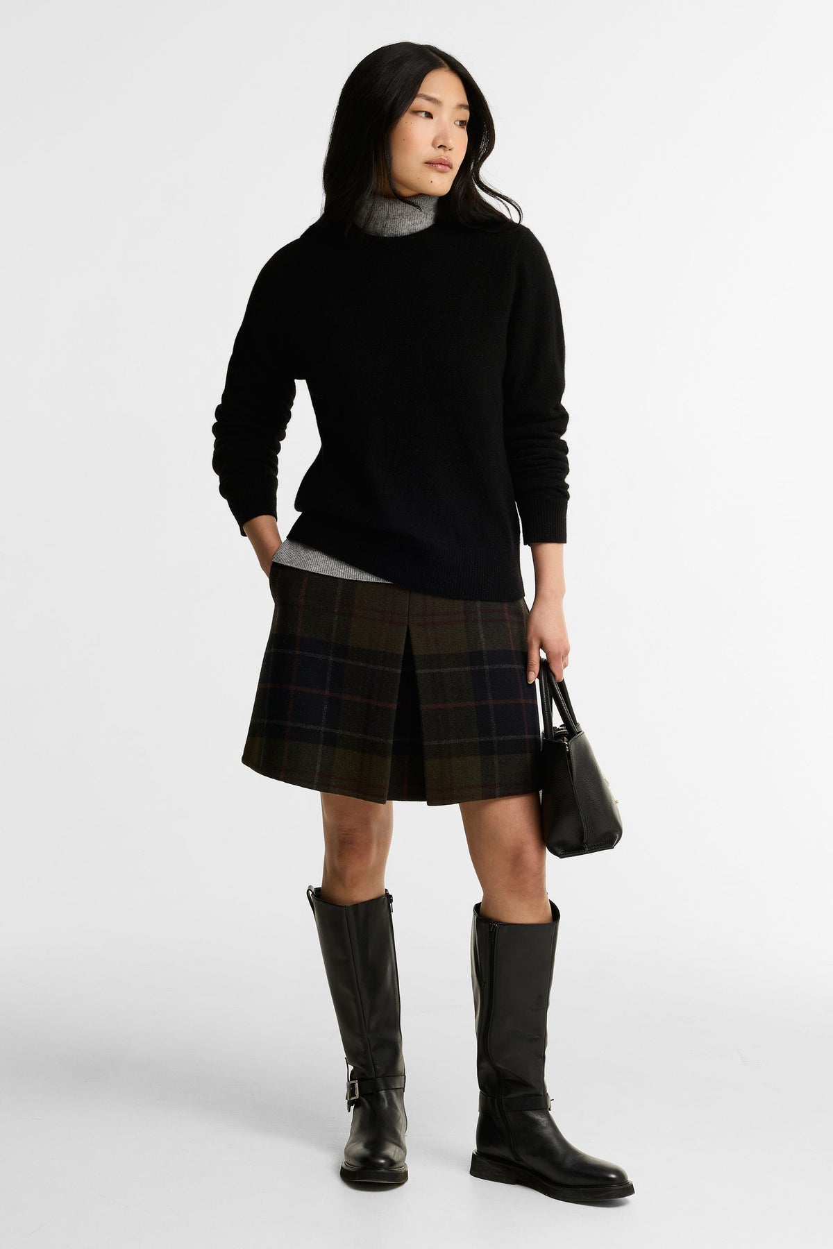 Penwood Cashmere Knitted Jumper Black