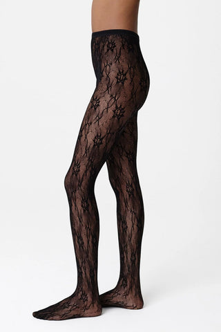 Nova Lace Tights Black