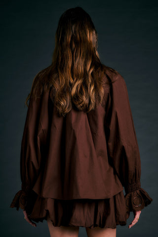 Ivy Blouse Chocolate
