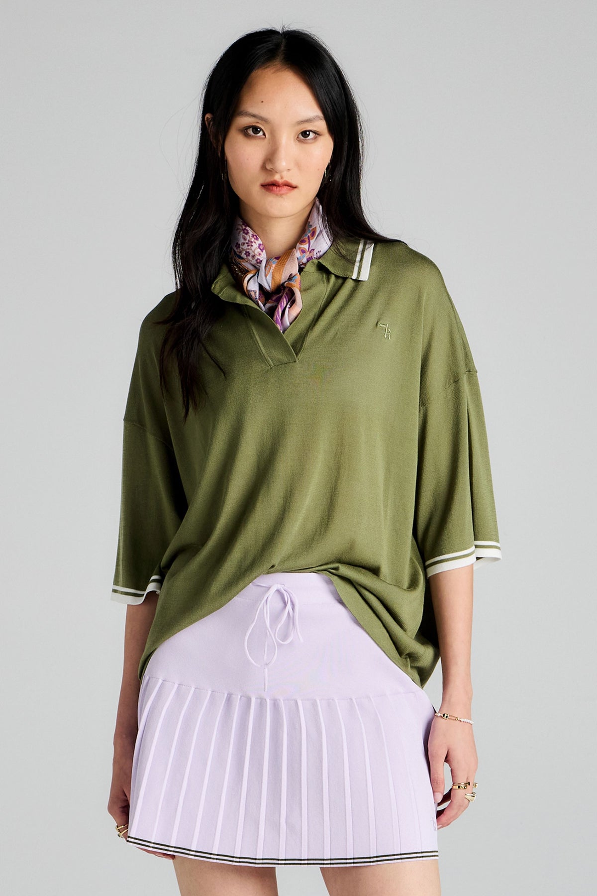 Relax Knit Polo Green