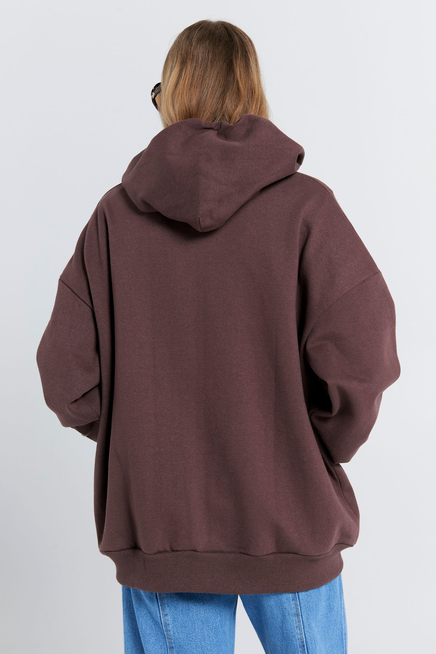 Oversized Hoodie Chocolate Brown