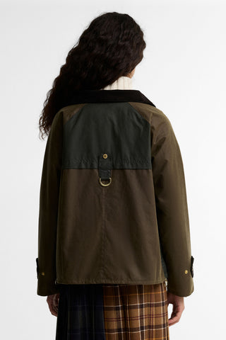 Hazelwood Wax Jacket Beech/Fern/Mixed Tartan
