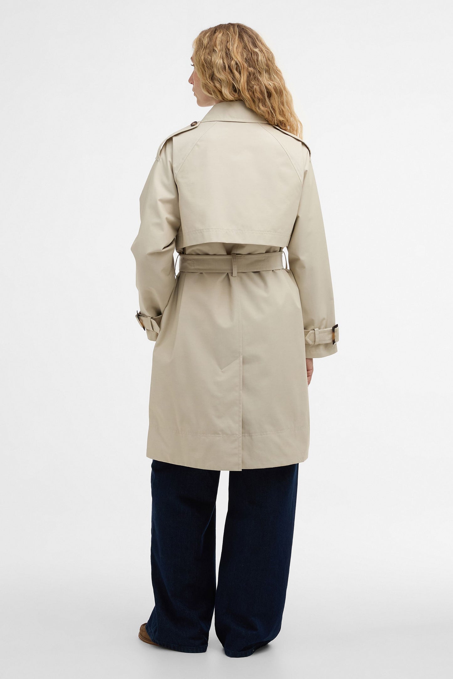 Maia Showerproof Jacket Mist/Dress Navy Tartan