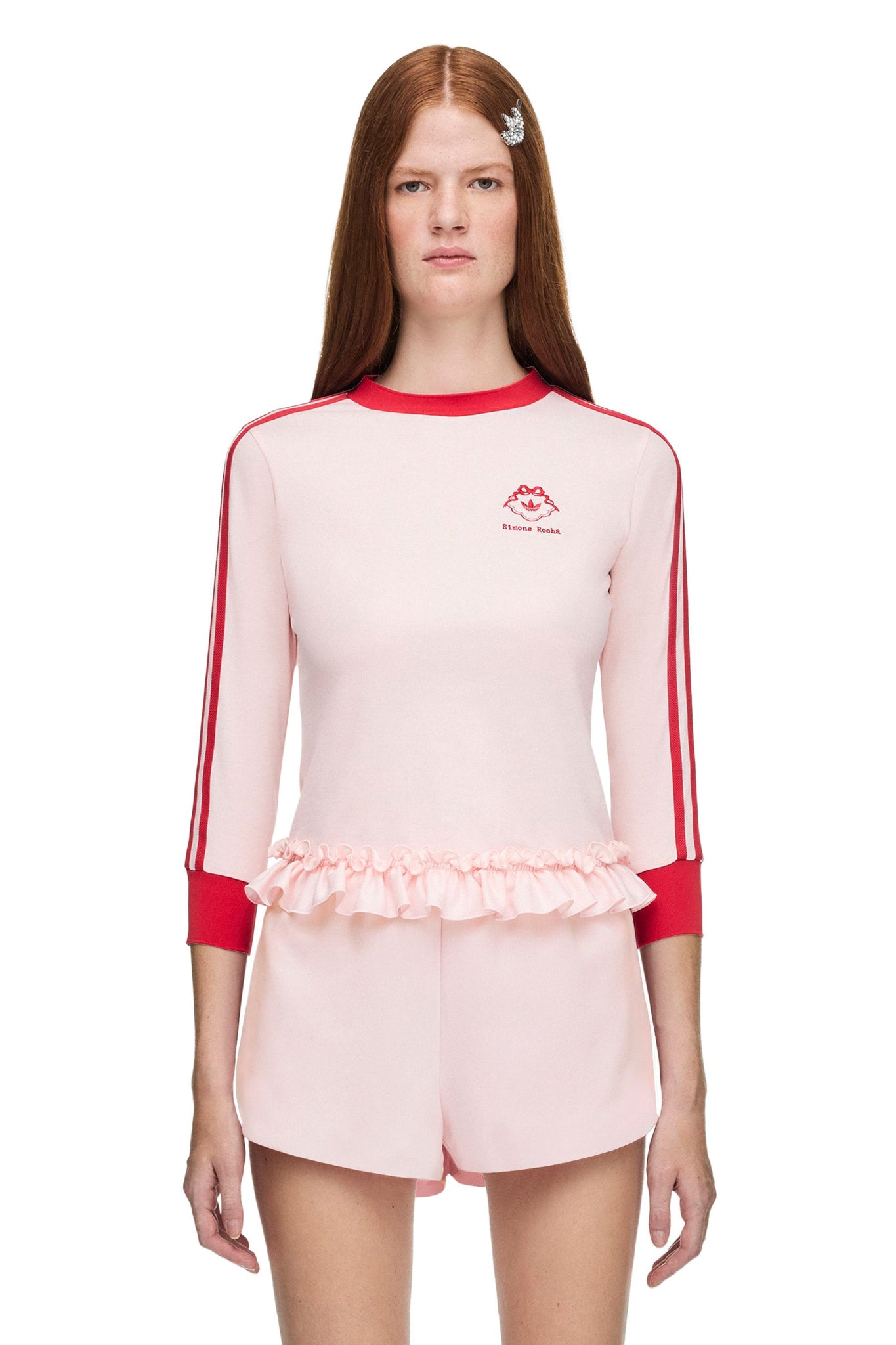 Simone Rocha Long-Sleeve Top Icey Pink