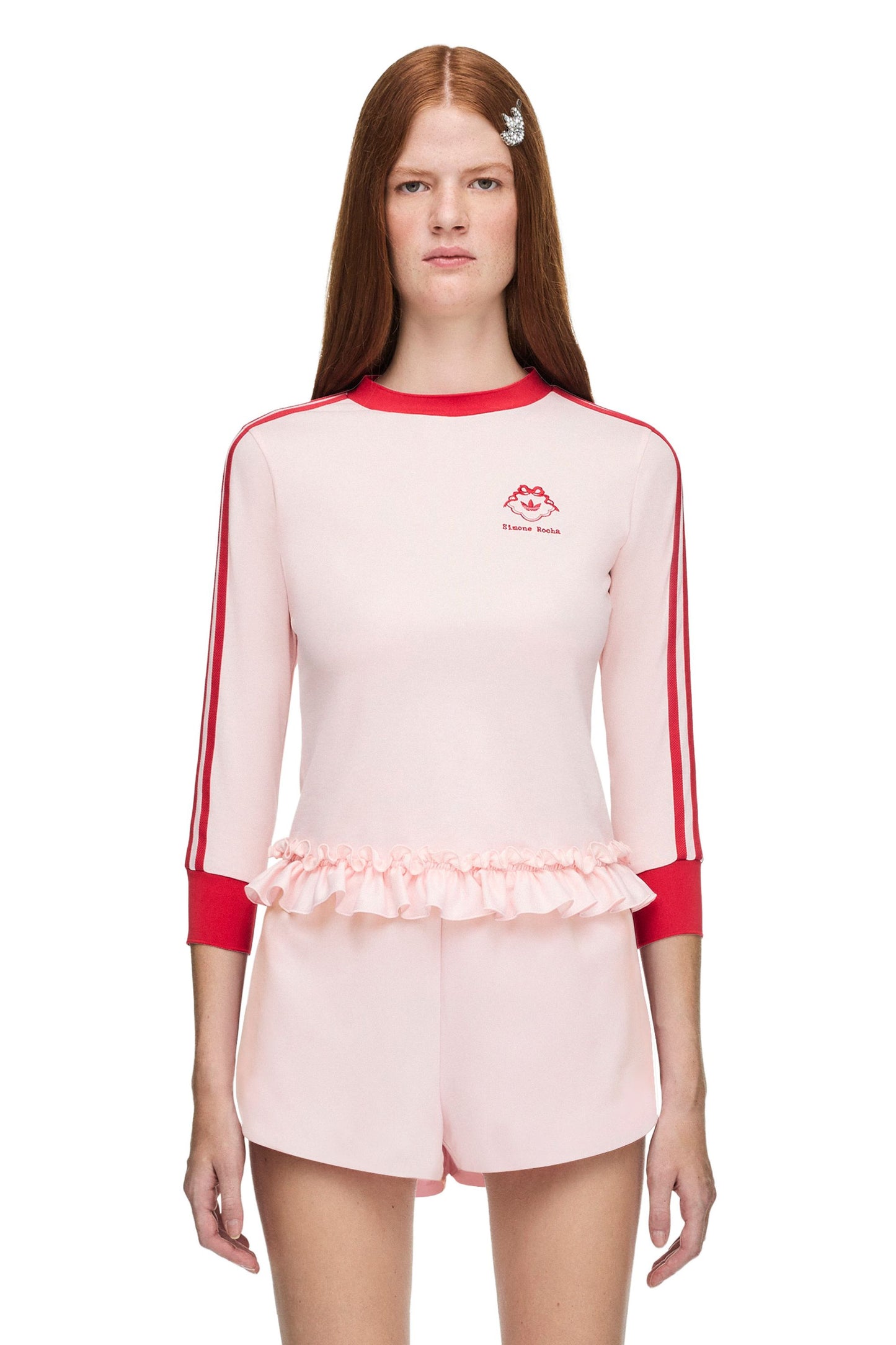 Simone Rocha Long-Sleeve Top Icey Pink