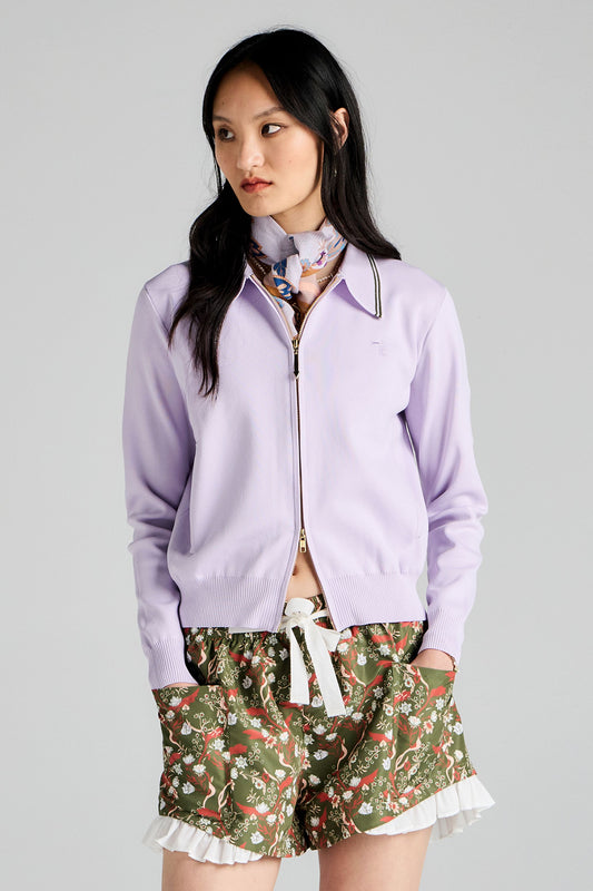 Runaway Knit Cardigan Lilac