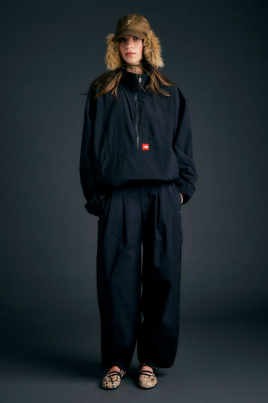 Pleated Casual Pants Black