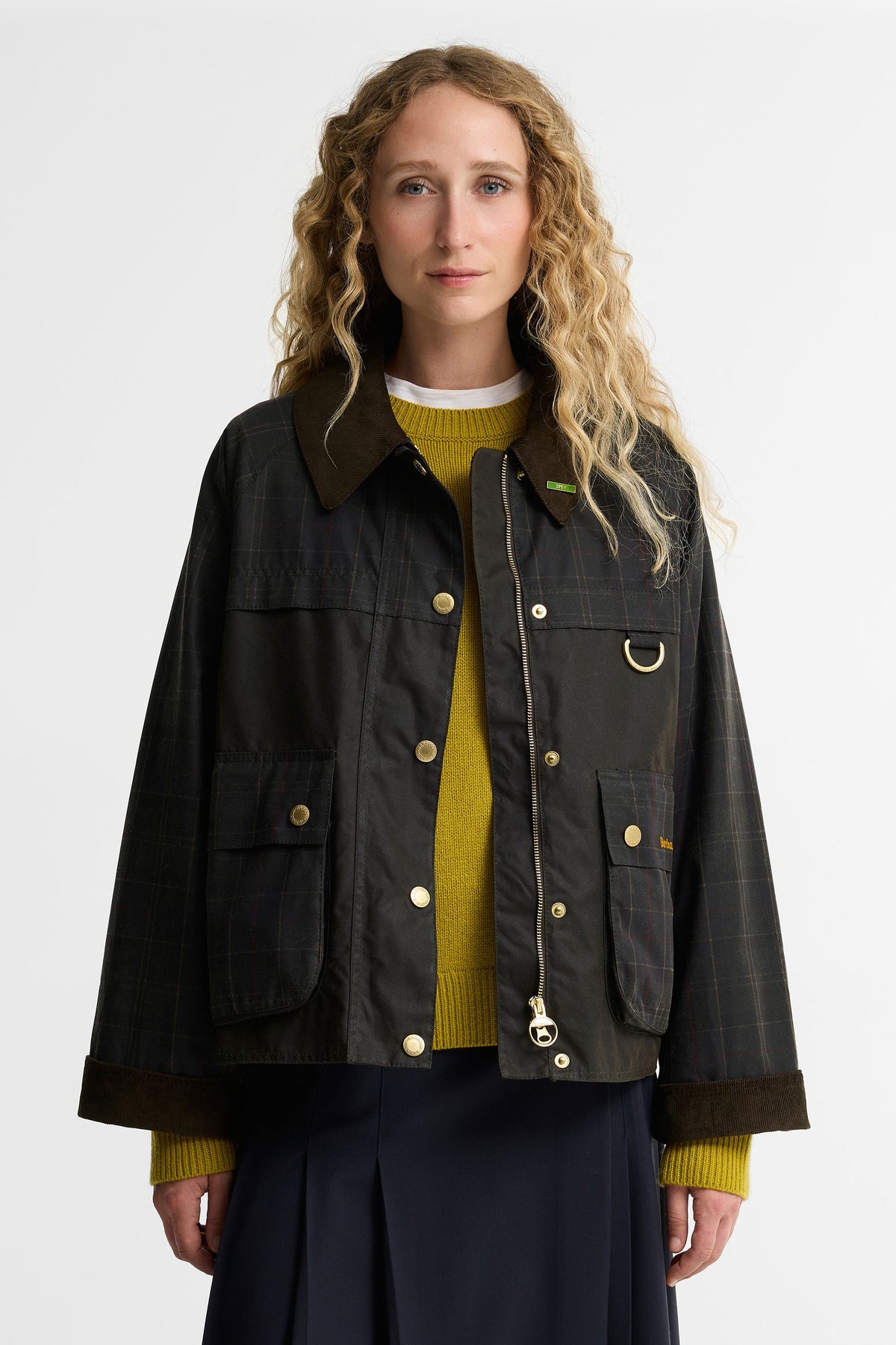 Tartan Reimagined Icons Tartan Spey Wax Jacket Classic Tartan/Olive