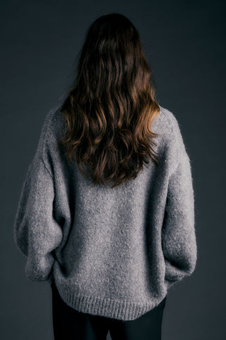 Runaway Rope Sweater Grey Marle