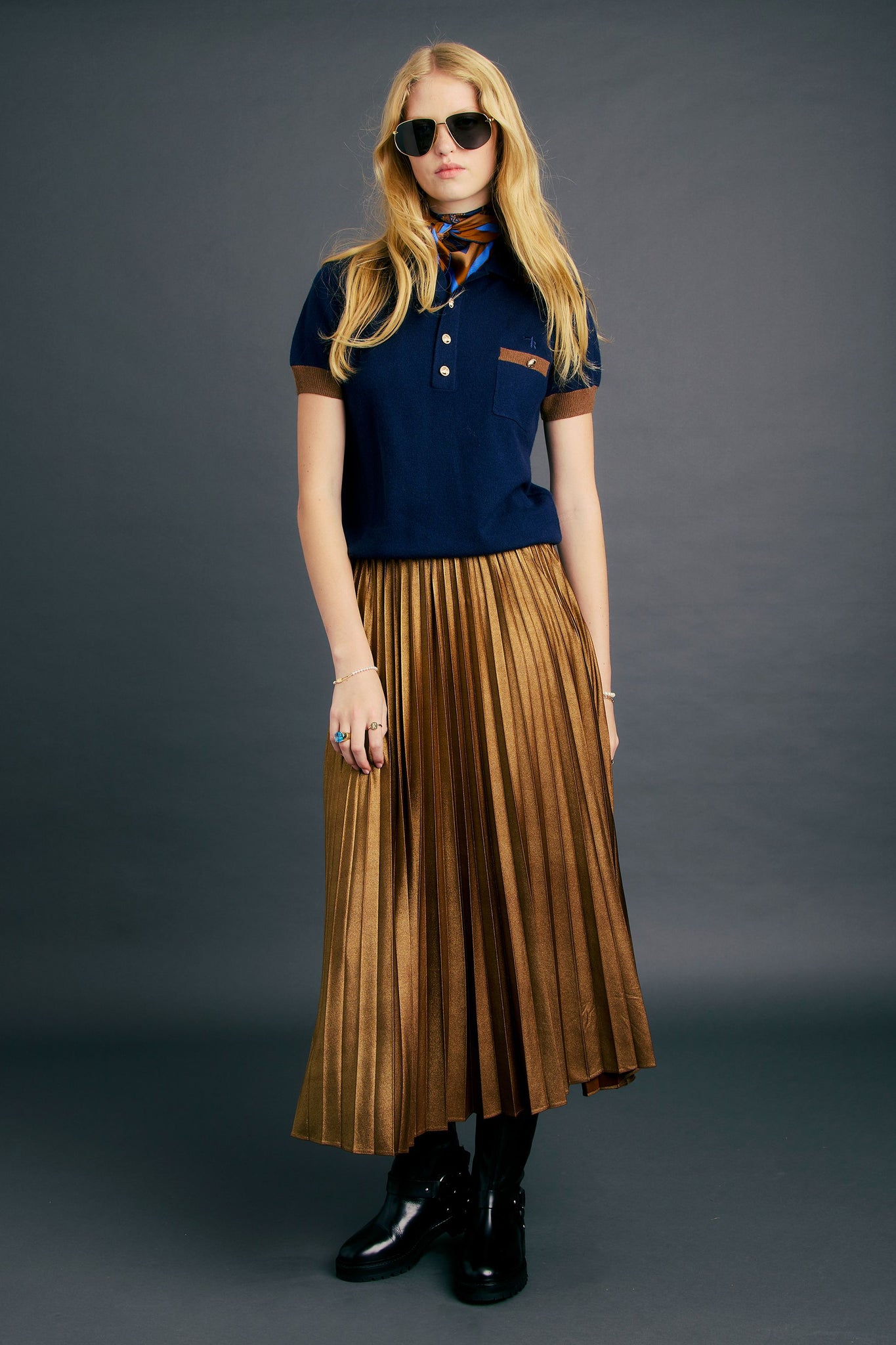Amélie Polo Navy