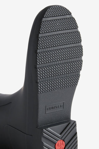 Refined Gold Trim Tall Boot Black