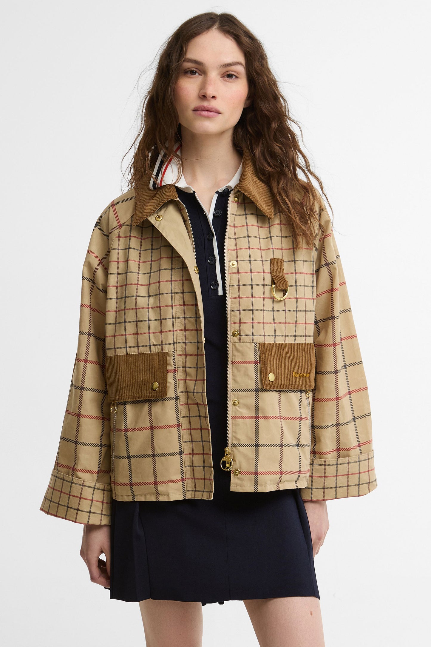 Mackworth Check Casual Jacket Beige Tattersall