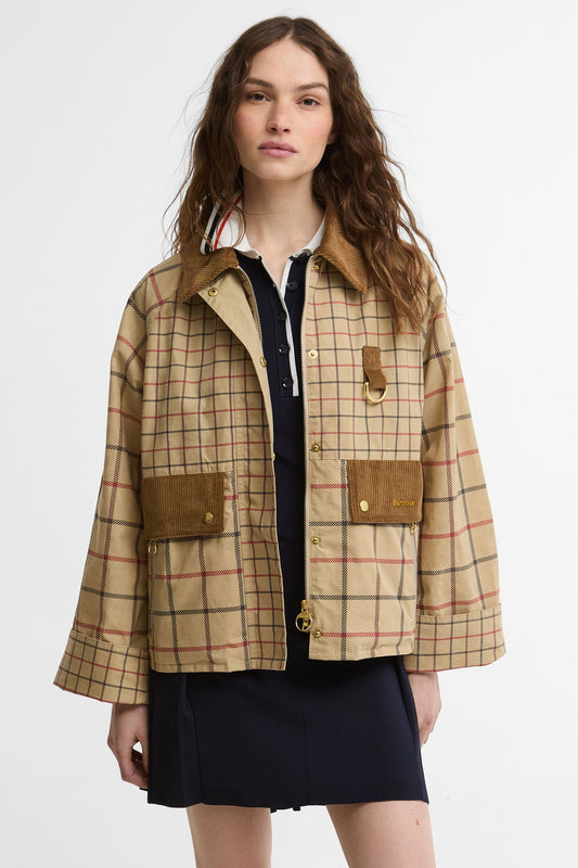 Mackworth Check Casual Jacket Beige Tattersall
