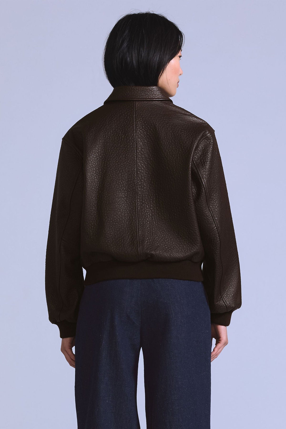 Blue Tab Flight Jacket Ganache