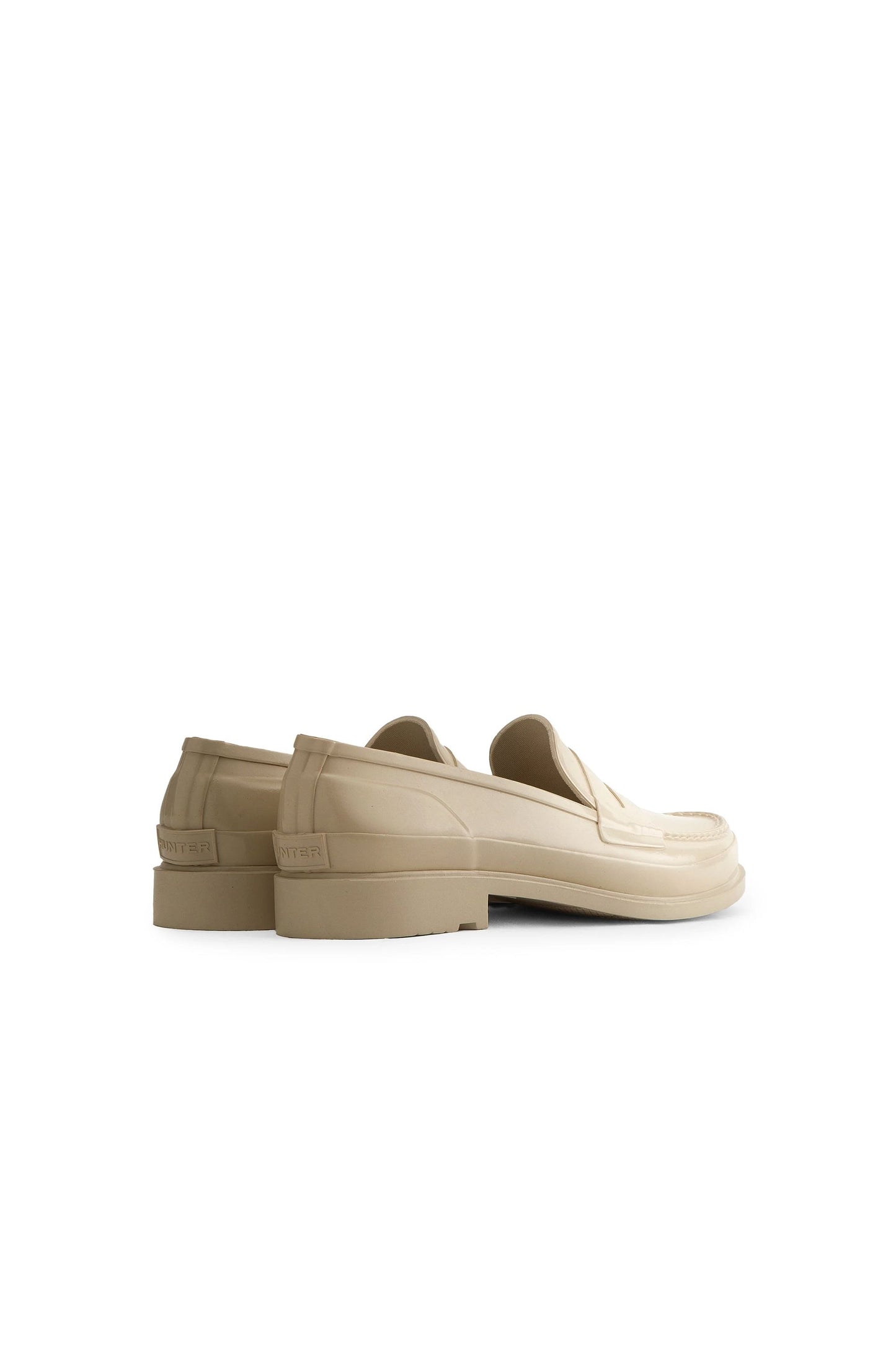 Refined Gloss Penny Loafer Canvas Cream