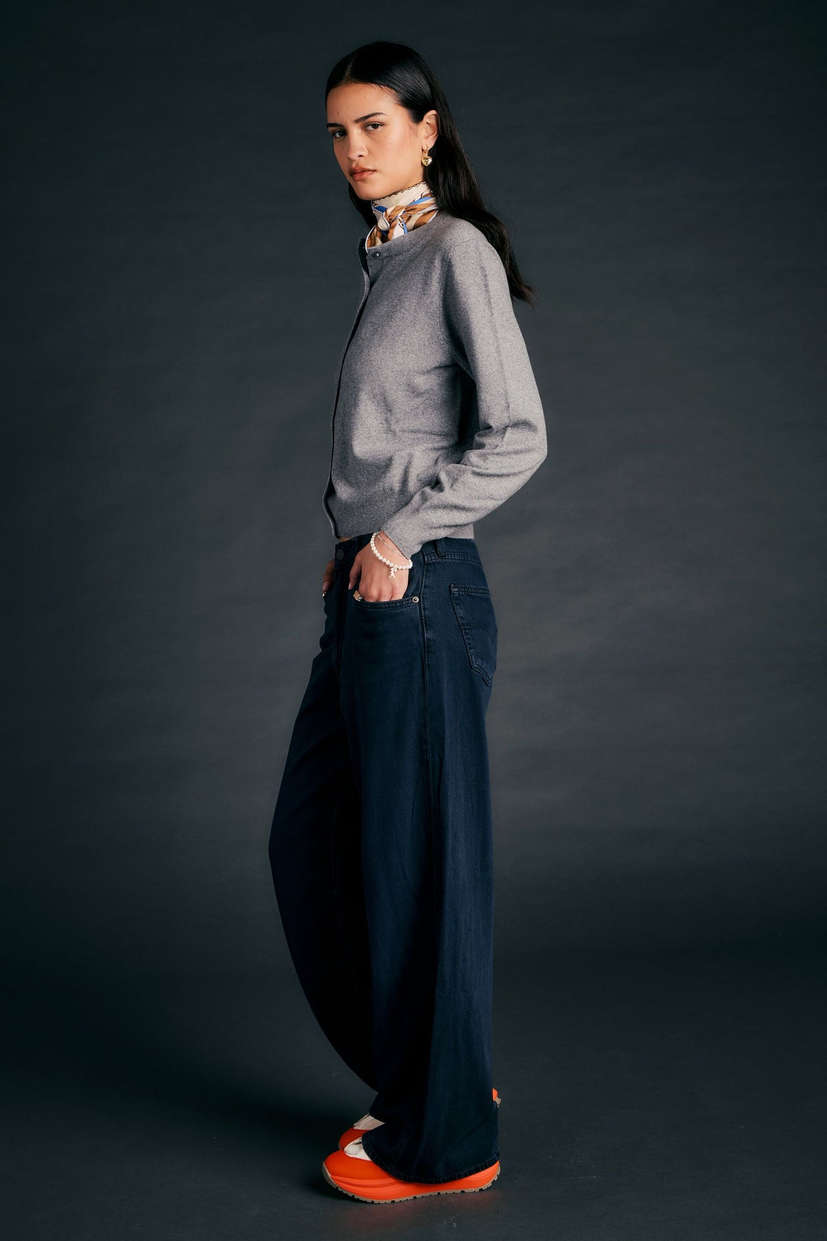 Cinch Wide Leg Dark Humour Indigo