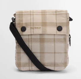 Transport Crossbody Bag Mist Tartan