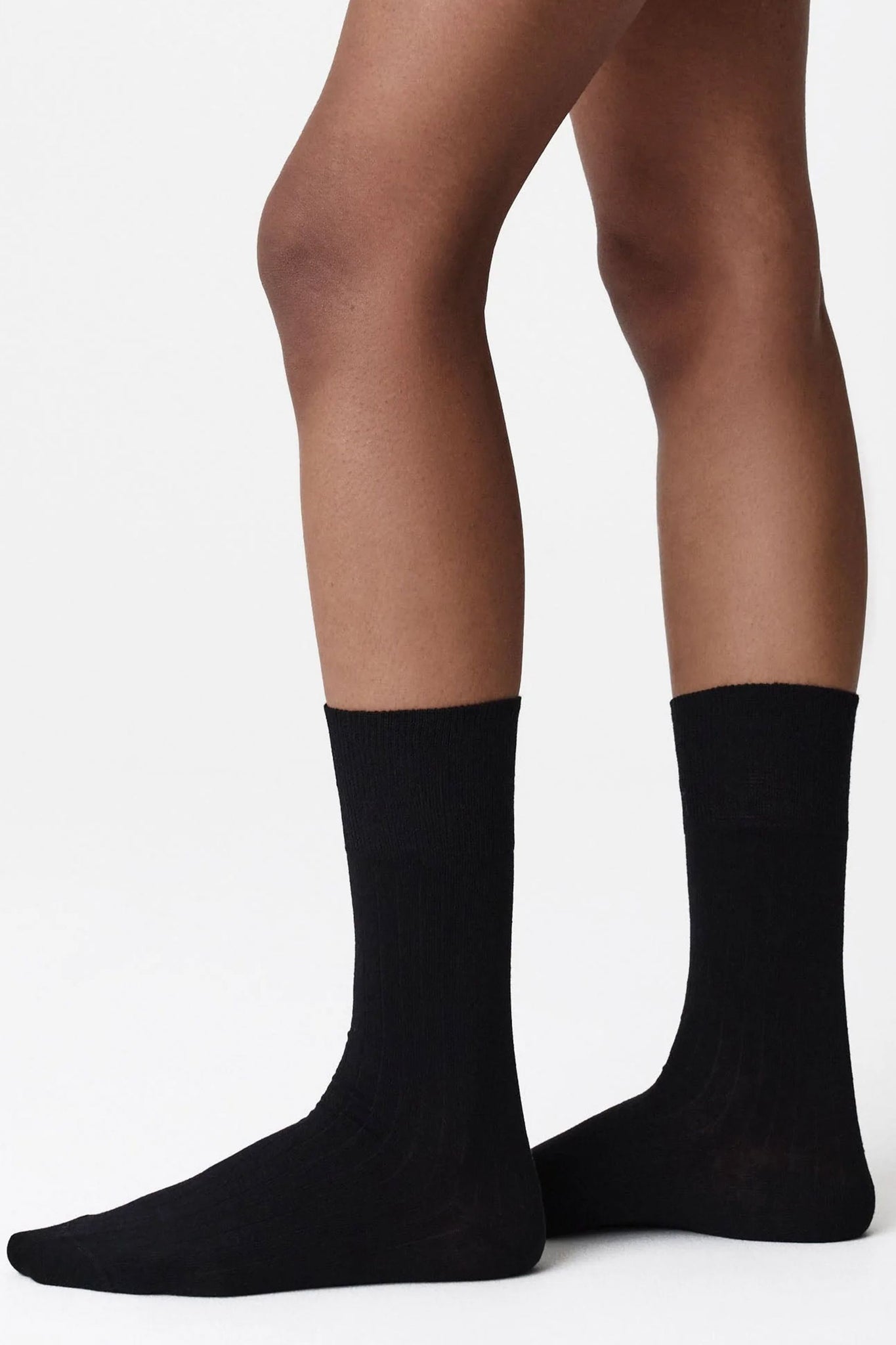2-Pack Edna Cotton Socks Black