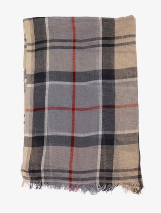 Welton Tartan Scarf Stone Dress Tartan