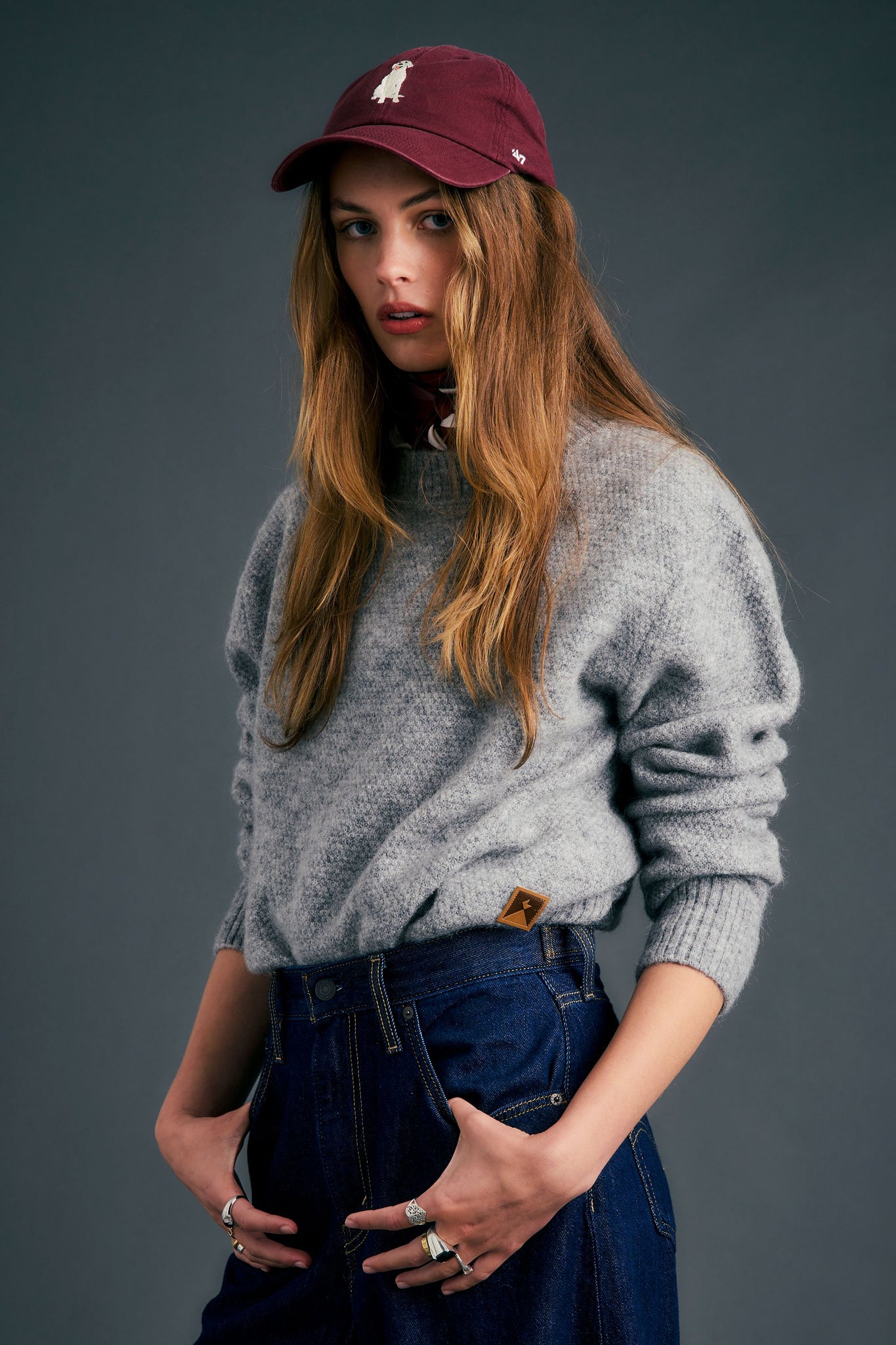 Forage Sweater Grey Marle