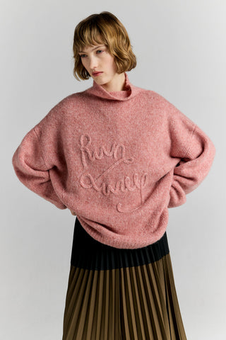 Runaway Rope Sweater Pink
