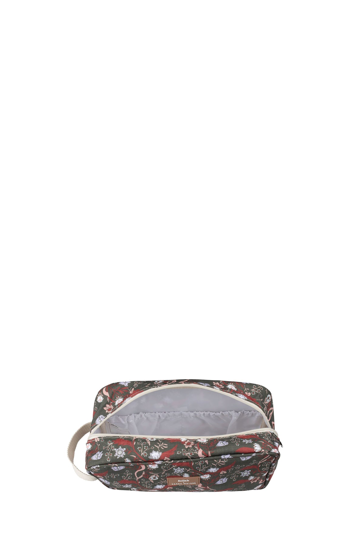 Travel Bag Whimsy Floral Olive Multi