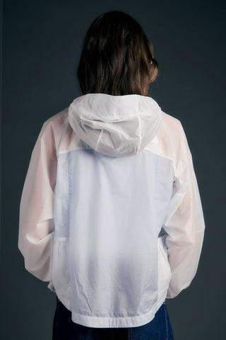 Semi-Sheer Wind Jacket Pearl Stone/Frost Grey