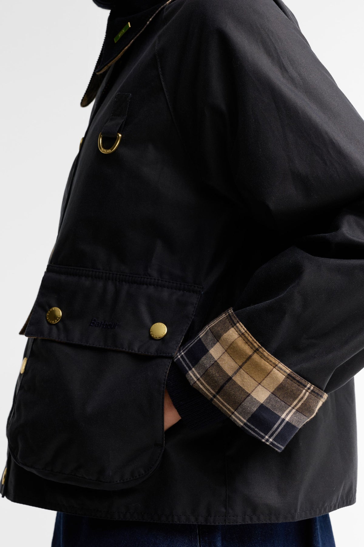 Icons Modern Spey Wax Jacket Navy/Birchwood