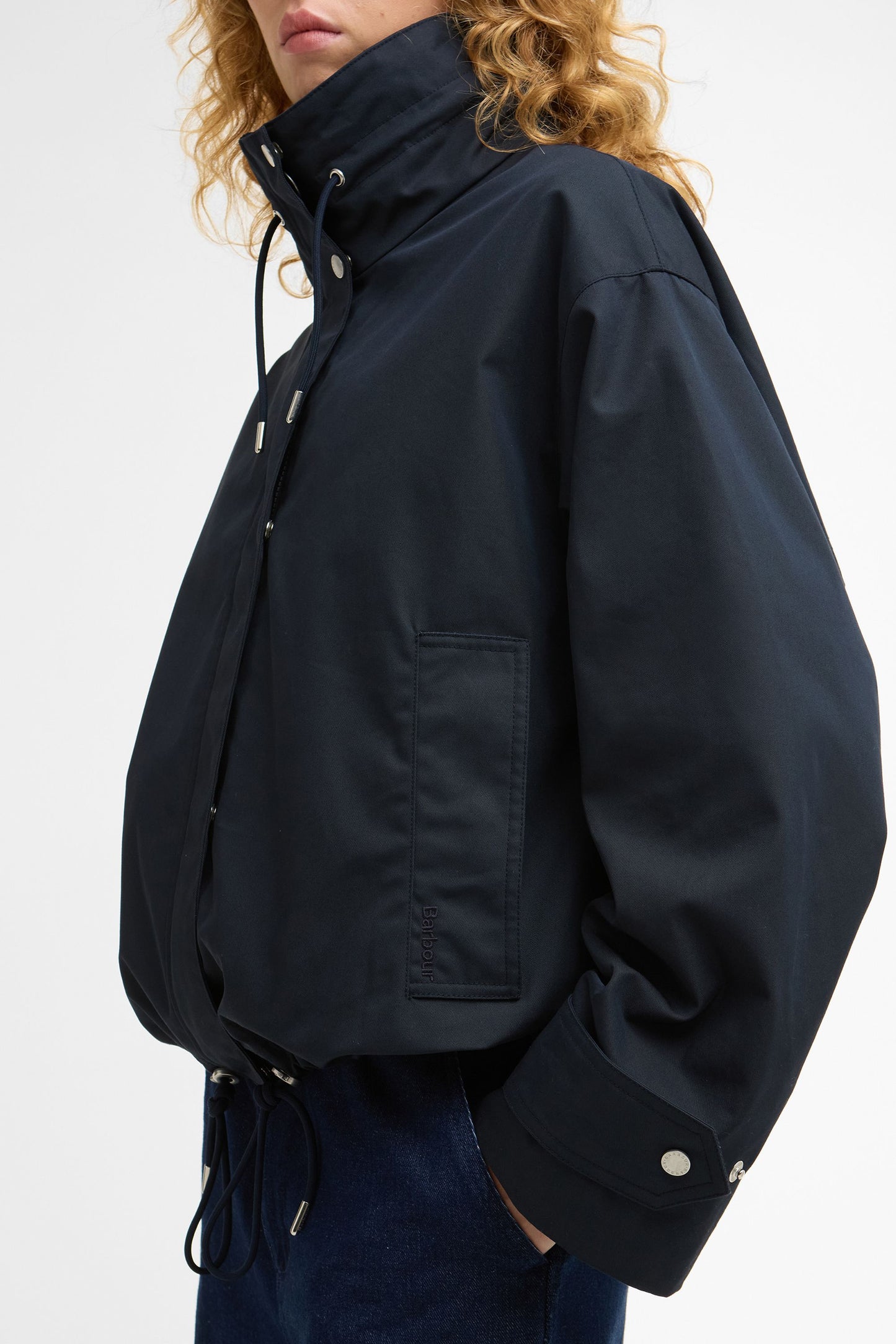 Bronwyn Showerproof Jacket Dark Navy/Dress Navy Tartan