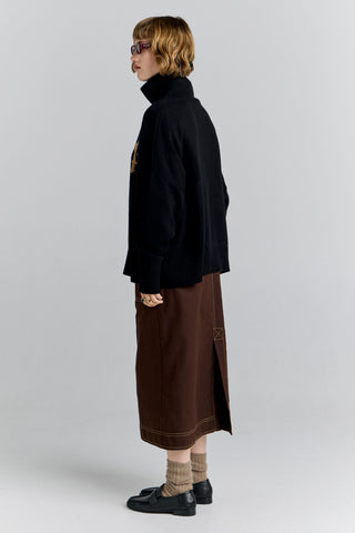 K Flag Sweater Black