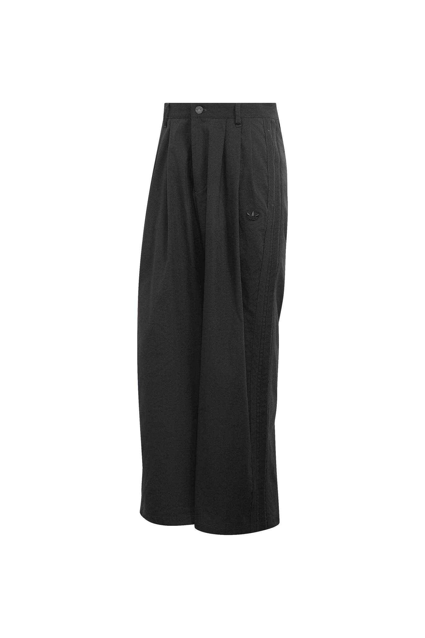 Triple Pleated Pants Utility Black