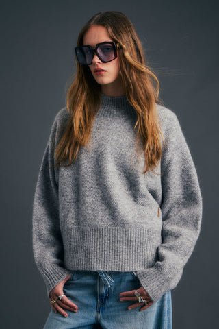 Burrow Sweater Grey Marle