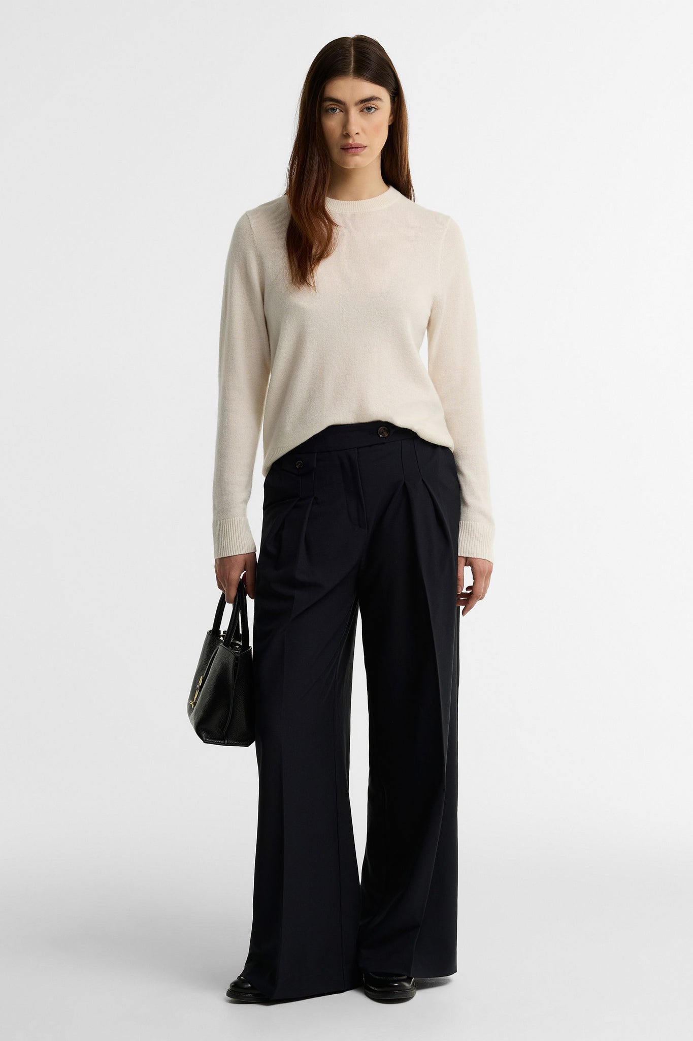 Penwood Cashmere Knitted Jumper Ecru