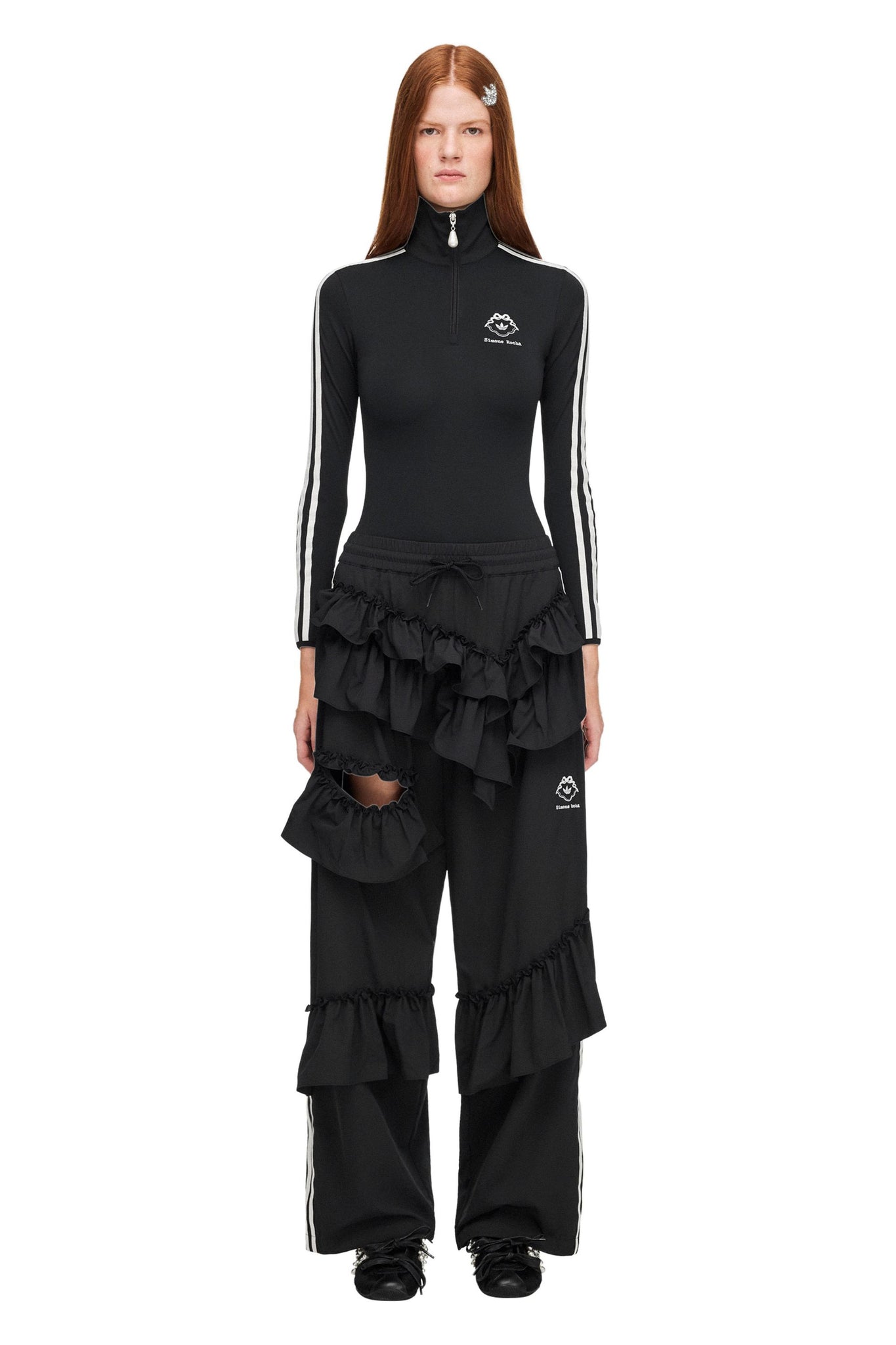 Simone Rocha Frill Pants Black
