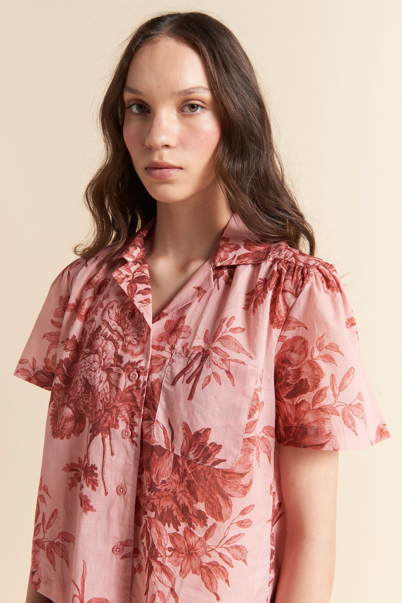 Romantic Floral Boxer PJ Rose