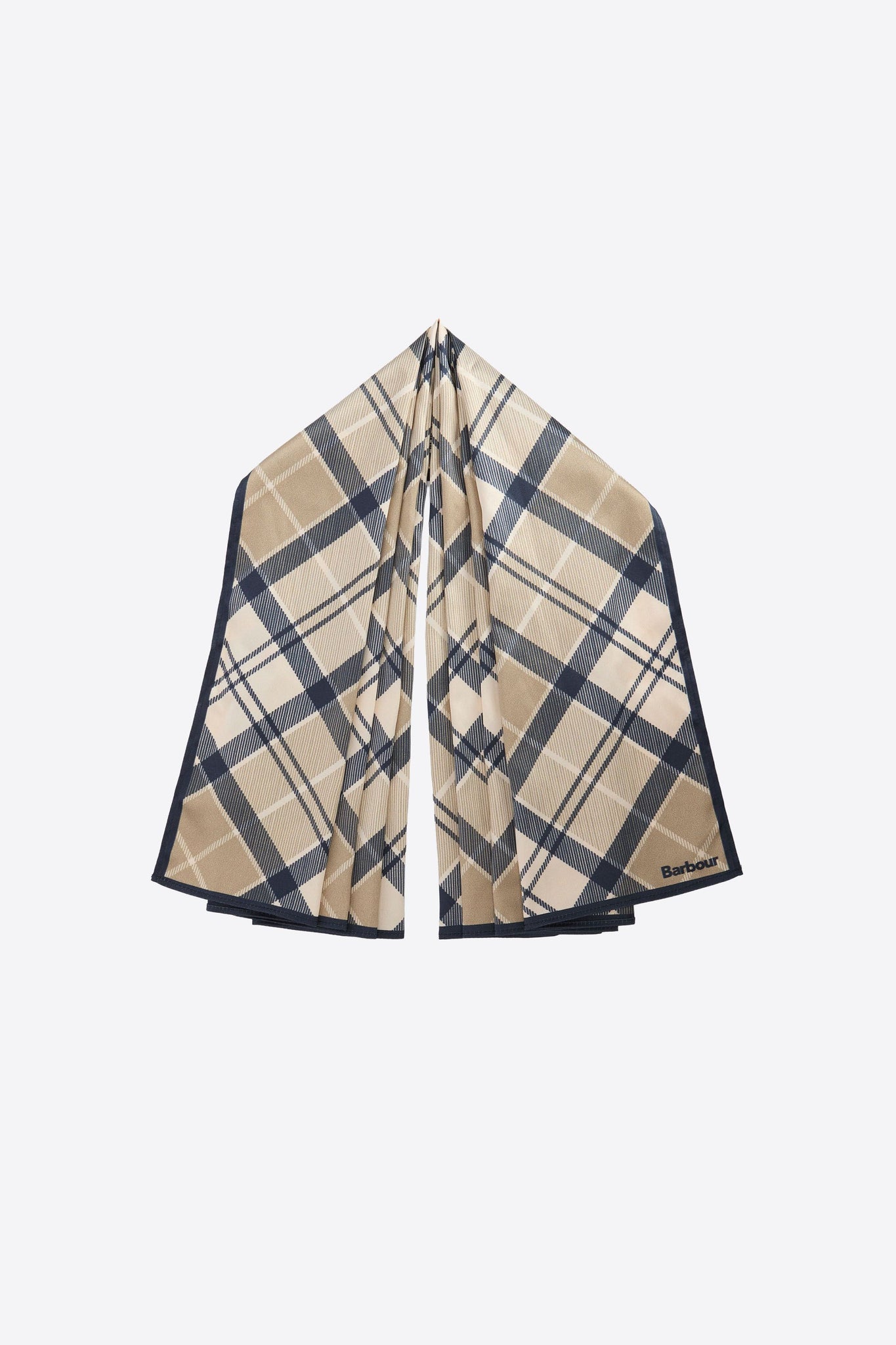 Kinsale Head/Neck Scarf Dress Indigo Tartan