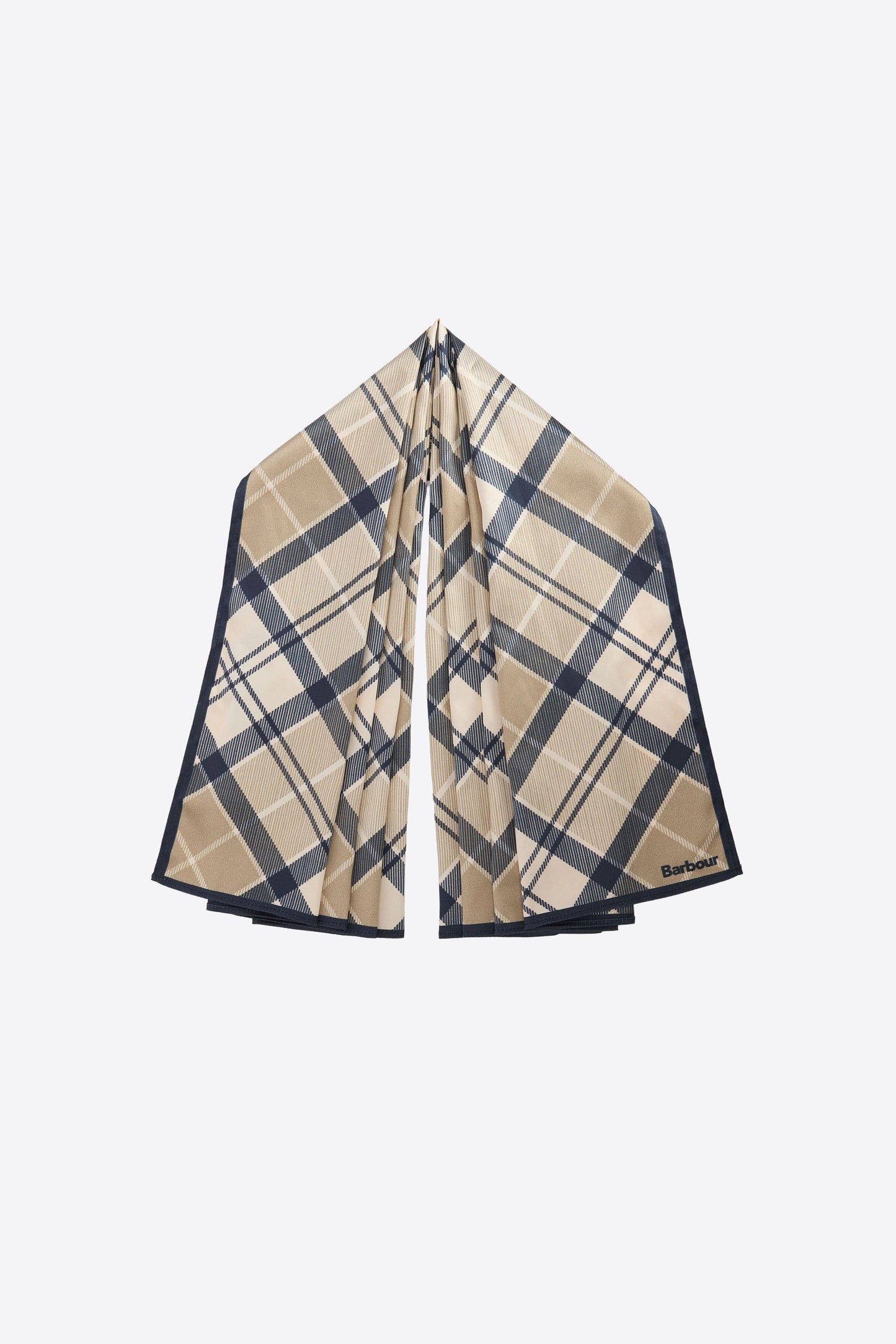 Kinsale Head/Neck Scarf Dress Indigo Tartan