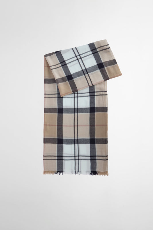 Verona Pashmina Scarf Rosewood Tartan