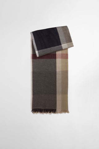 Esther Multi Wear Scarf Rosewood Tartan