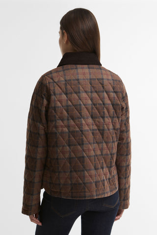 Loudon Quilted Jacket Muted Tartan