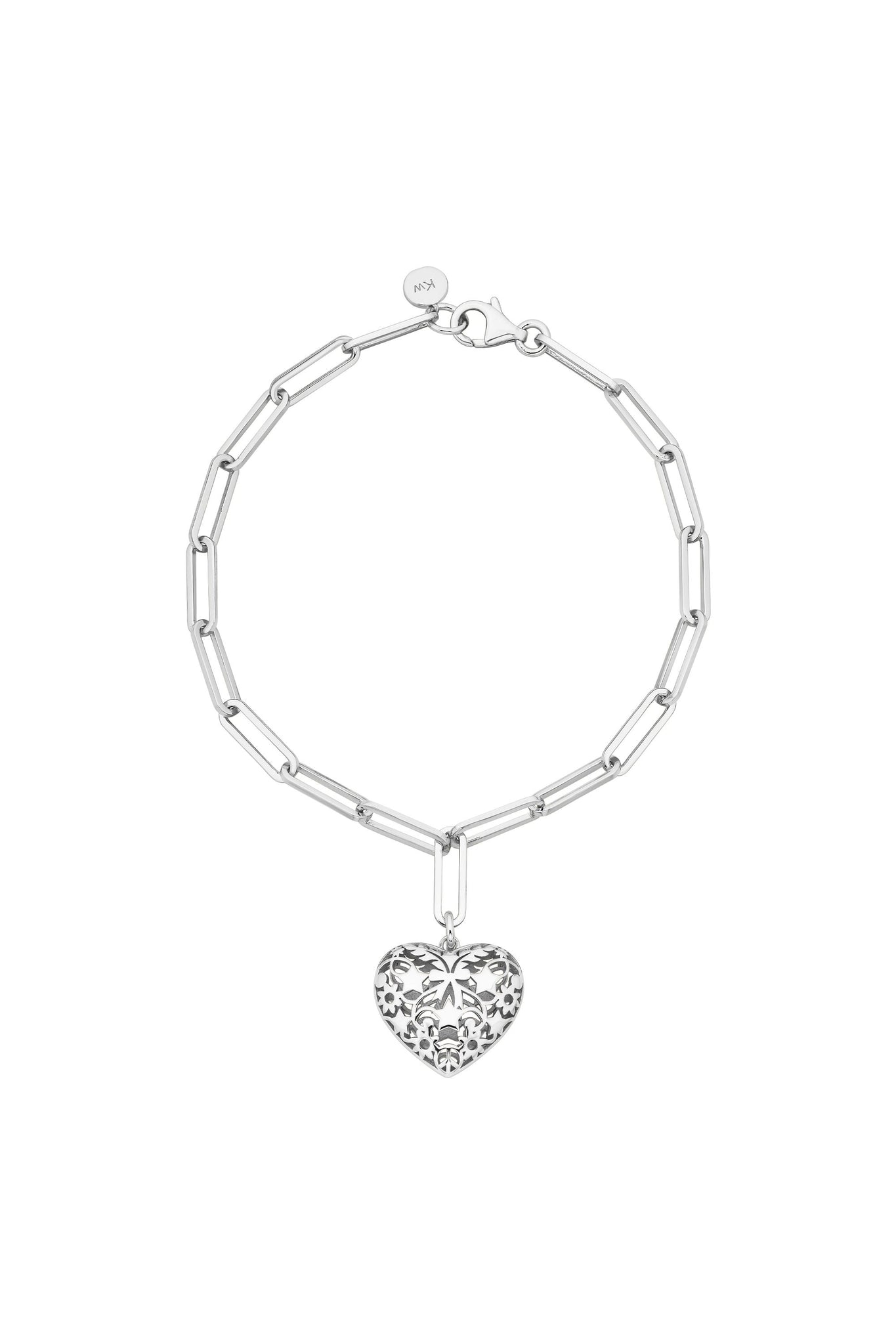 Heart Thrills Bracelet Silver