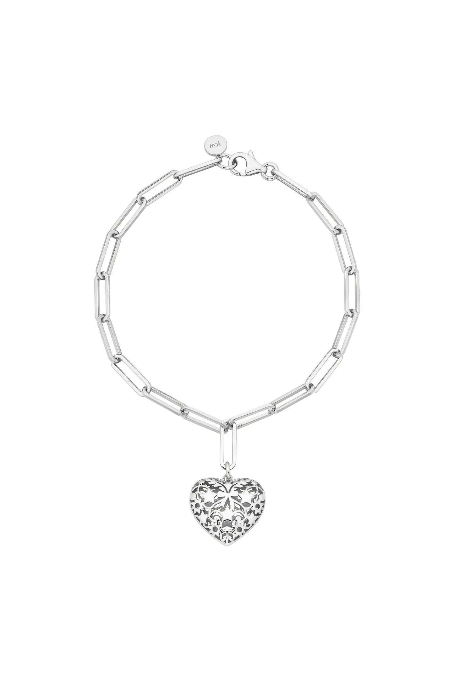 Heart Thrills Bracelet Silver