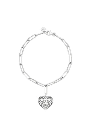 Heart Thrills Bracelet Silver