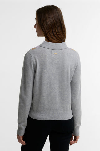 Fawne Knitted Jumper Grey Multi