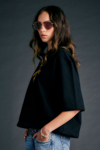 Runaway Academy Top Black/Gold