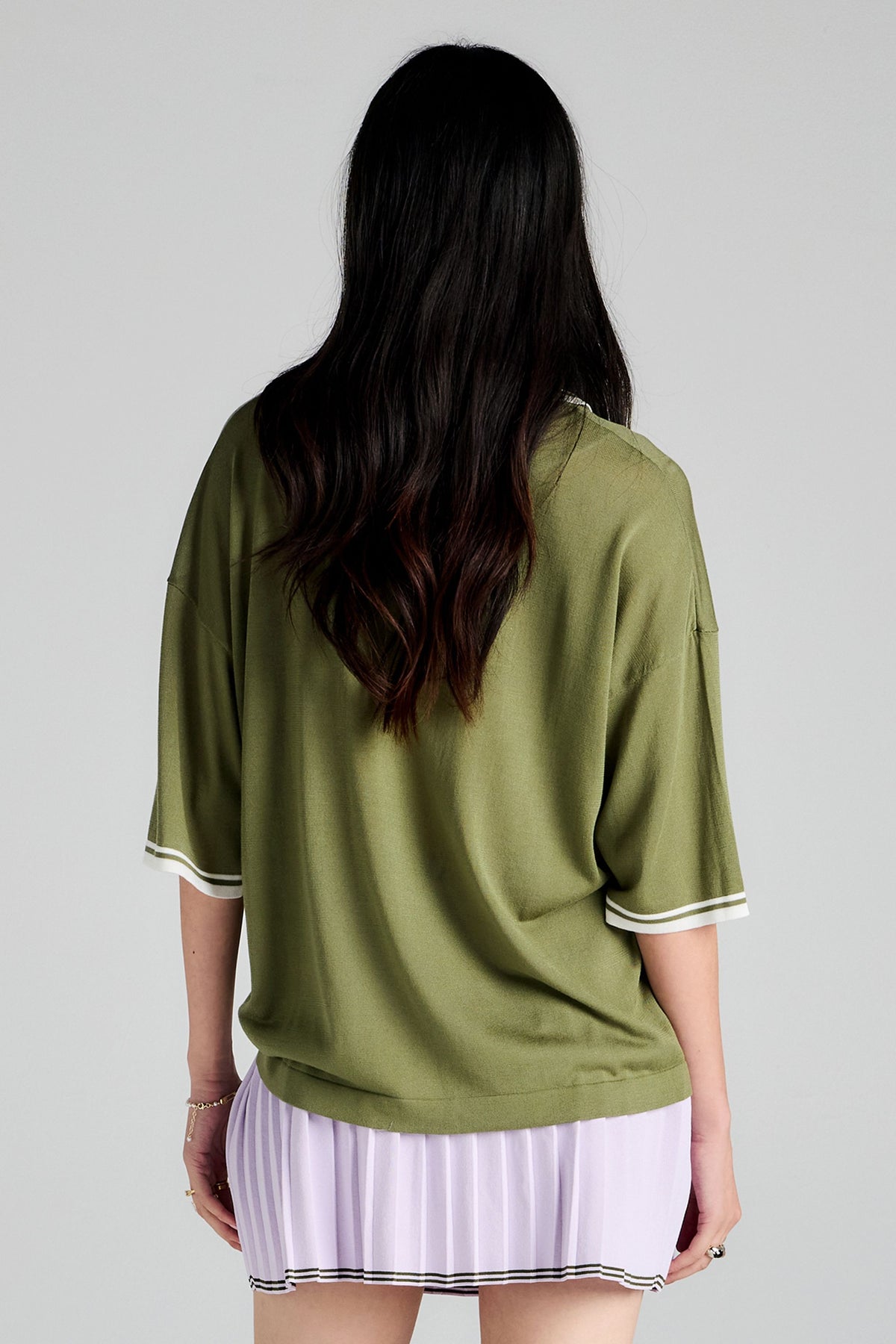 Relax Knit Polo Green