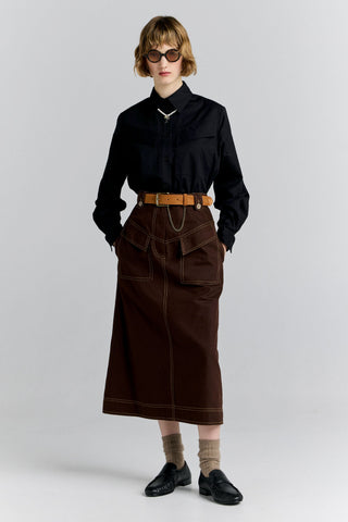Wayfare Skirt Chocolate